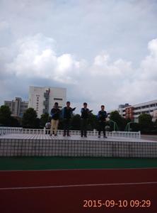 我校政教處、團(tuán)委組織第三十一個教師節(jié)慶?；顒? title=